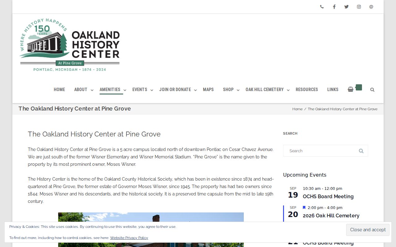 Orion Township previous residents research at the Oakland History Center